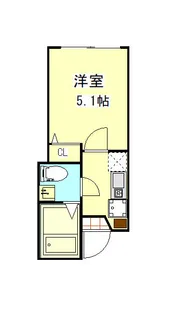メゾン ド シエル矢口台【1階】の間取り