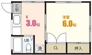 上原寮【2階】の間取り