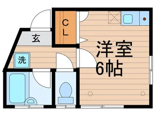 コーポ金山【1階】の間取り