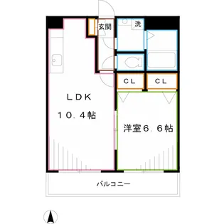ヴィラ・フロレスタ【1階】の間取り