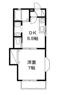 ロイヤル・ナカムラII【1階】の間取り