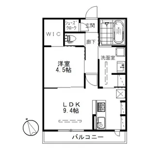 プローズ・ノエ【1階】の間取り