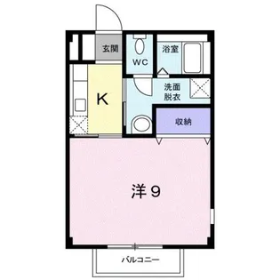 ドマーニK【1階】の間取り