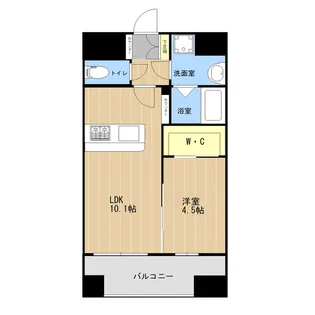 LIBTH九品寺II【11階】の間取り