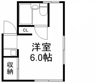 ドゥエルさかえ【2階】の間取り