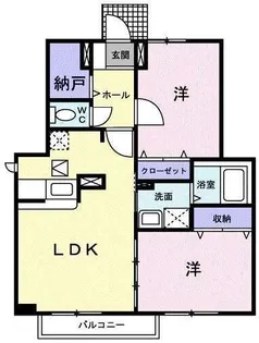 プレジオスA【1階】の間取り