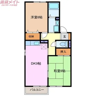 エクセル【1階】の間取り