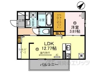 アルモニー彦根【2階】の間取り