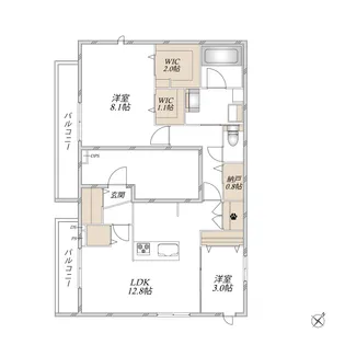 (仮称)千川2丁目内田マンション【3階】の間取り