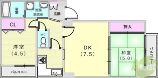 ベルトピア塩屋I【3階】の間取り