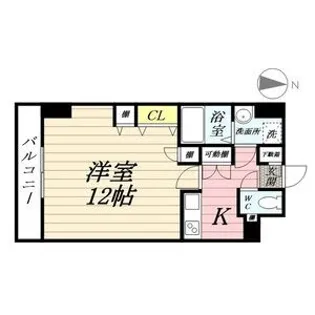 レベント岐阜【7階】の間取り