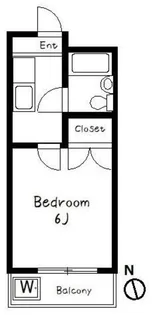 メゾンドハートレー【2階】の間取り