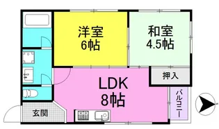 JUN芦屋【2階】の間取り