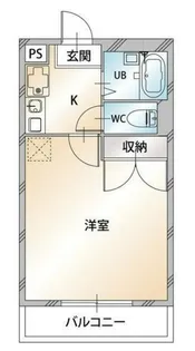 シャルマン港南台壱番館【2階】の間取り
