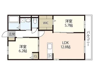 プレジール杉本【3階】の間取り