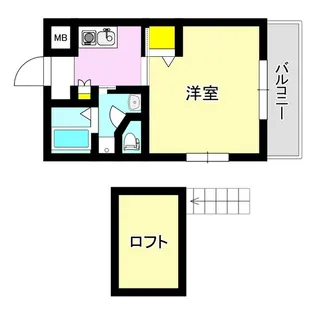 アーリントン【3階】の間取り
