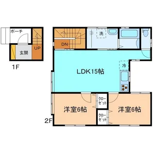 Crest Court【2階】の間取り
