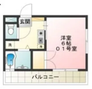 ラ・ヴィスタ【1階】の間取り