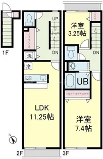 Court Pinetailの間取り