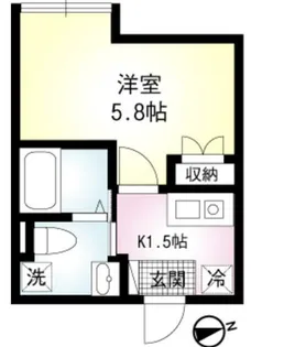 エルム山手【1階】の間取り