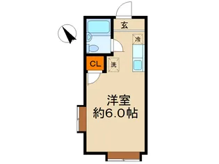 コーポコーラル【2階】の間取り