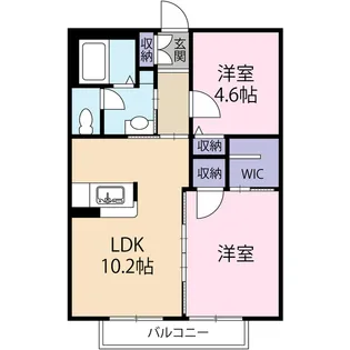 アーバンハウス上落合【2階】の間取り