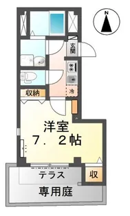 シュエット・ミック【1階】の間取り