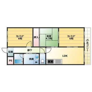 カサセラミカ【2階】の間取り