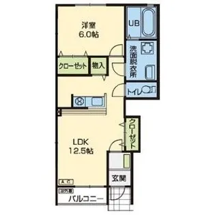 NJ三島町I【1階】の間取り