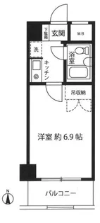 ベルメゾン【1階】の間取り