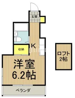 サンメゾン【2階】の間取り