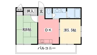 ニューアケディア【3階】の間取り