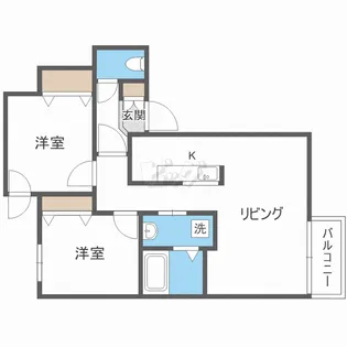 カサトレスVIII【4階】の間取り