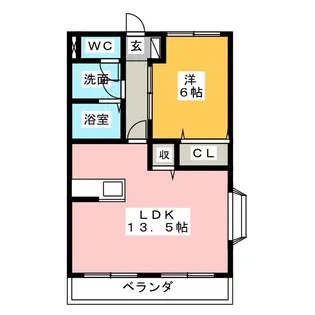 イトーハイツ【2階】の間取り