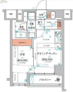 ハーモニーレジデンス東京羽田スカイブリッジ【1階】の間取り