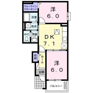マハログランデ【1階】の間取り