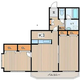 山下壱番館【4階】の間取り