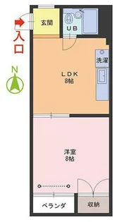 レジデンス東部【3階】の間取り