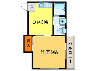 ヴェルディ中原【3階】の間取り