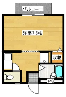 カーサ桜木【1階】の間取り