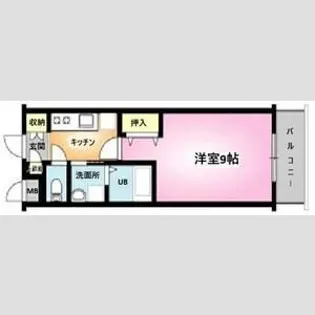 ファーストクラス新発田【1階】の間取り