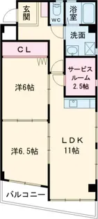 あさひレジデンス弐番館EAST【4階】の間取り