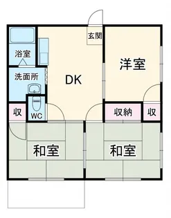 メゾンタカハシA【2階】の間取り