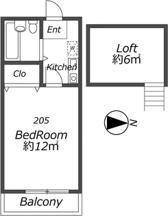 シャレー東大宮【2階】の間取り