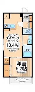 フェリシダード【3階】の間取り