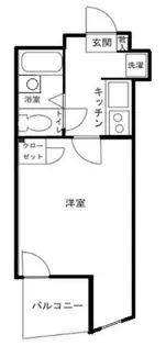パレ・ホームズ都立家政【4階】の間取り