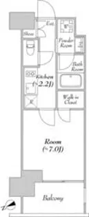 カナルフロント芝浦【12階】の間取り