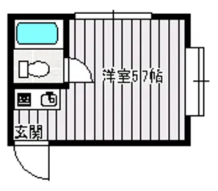 ヴィラ幡ケ谷【1階】の間取り