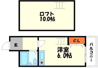 シャトー第三【6階】の間取り