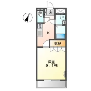 River Side Toki【1階】の間取り